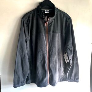 Men’s 2XL Vintage STARTER Jacket Full ZIP Grey Fleece, New with Tags, Very Soft